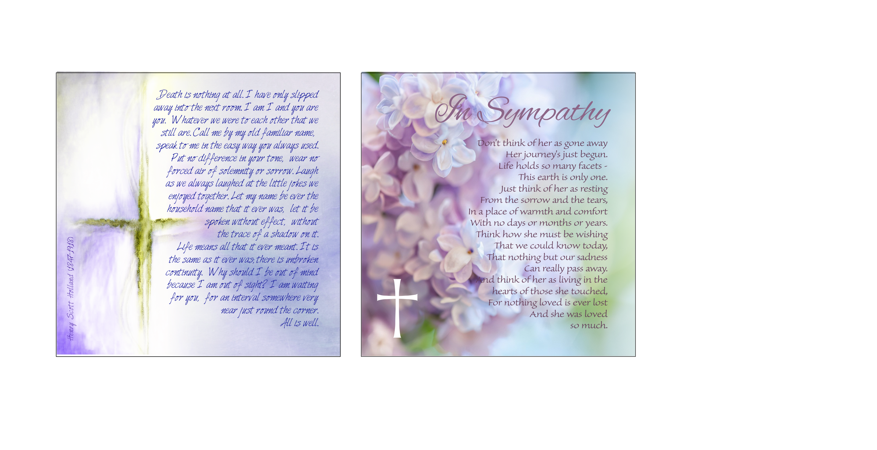 Christian Sympathy Cards UK First Class Delivery