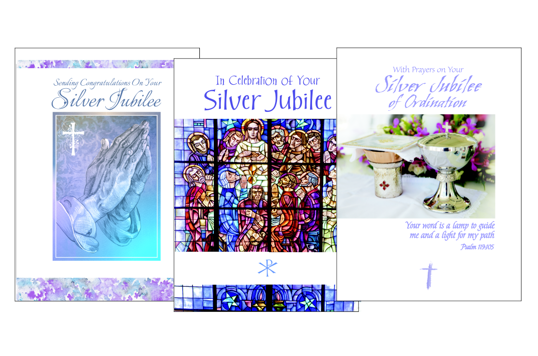 silver jubilee cards