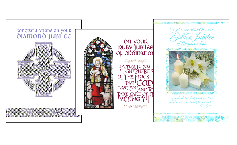 jubilee cards for priests and nuns