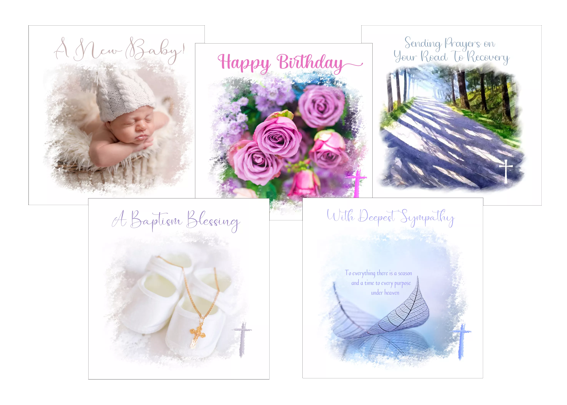 christian new baby cards